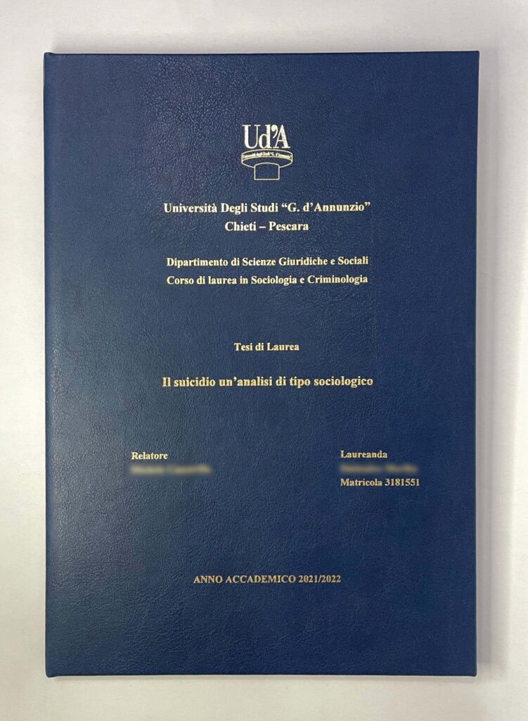 solo su stampa-tesi.online trovi la tesi serie diamante